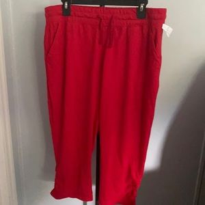 Jennifer Lauren cinched knit capris, size XL
